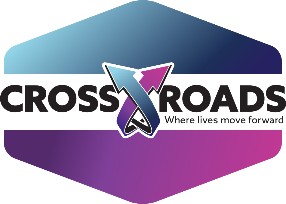 The CrossRoads logo